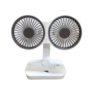 360 Degree Rotation Dual Head Desk Fan Z01