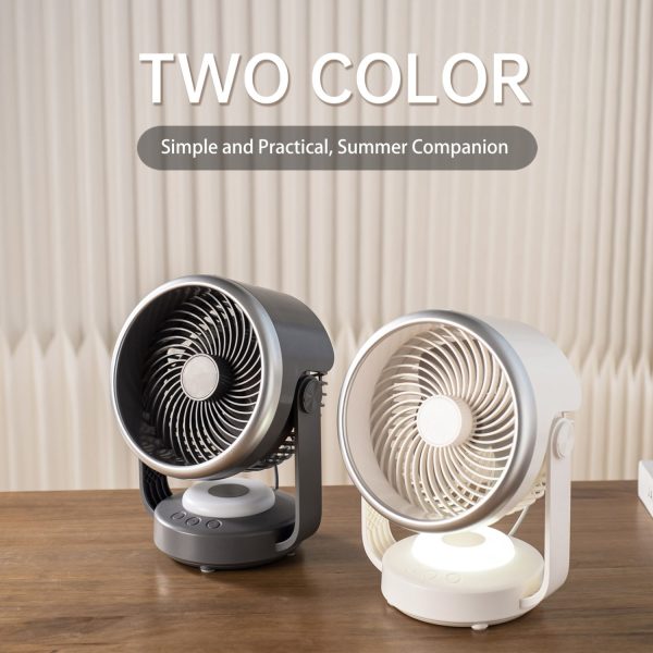 Adjustable Oscillating Desktop Circulation Fan N701Y - Image 6
