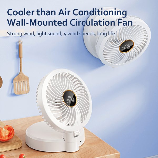 Cool Breeze Wall-Mounted Circulation Fan  Z03 - Image 2