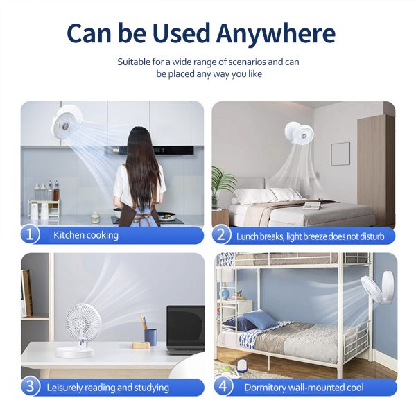 Cool Breeze Wall-Mounted Circulation Fan  Z03 - Image 7