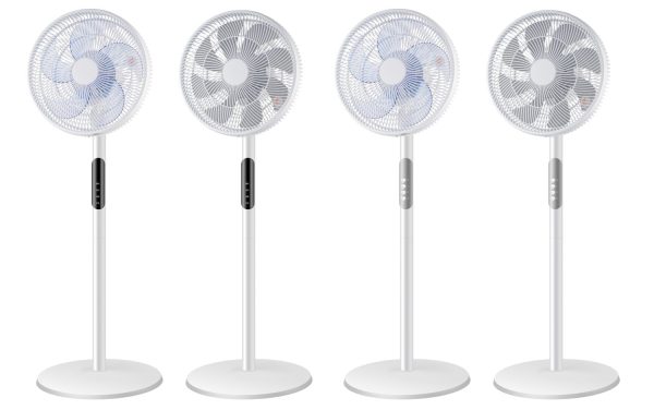 Home Office Bedroom Pedestal Floor Fan FS3511 - Image 3