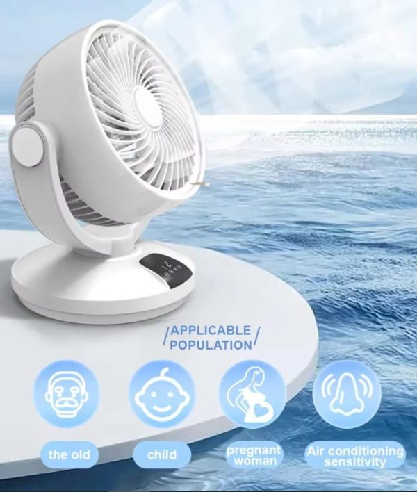 Natural Breeze Desktop Fan with Smart Oscillation and Quiet Comfort FT2006Y - Image 4